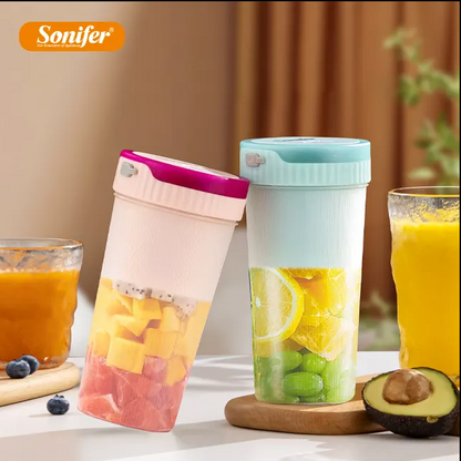 Sonifer Portable USB Rechargeable Juice Blender – Mini Smoothie Maker