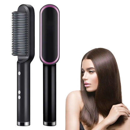 Straight Hair Comb Temperature Control Hair Straightener